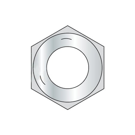 Hex Nut, 5/16-18, Steel, Grade 5, Zinc Plated, 17/64 In Ht, 3000 PK